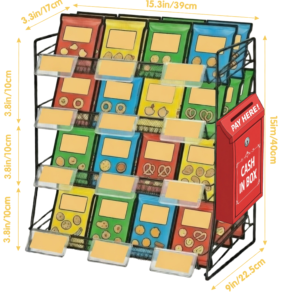 Smalls snack vending countertop display
